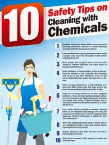 10 Safety Tips on Cleaning with Chemicals