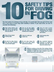 10 Safety Tips for Driving in Fog