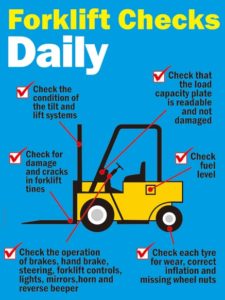 Forklift Daily Check | Safety Poster Shop