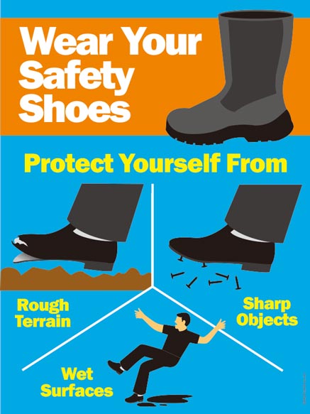 Wear Your Safety Shoes Safety Poster Shop