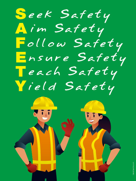 safety slogans with pictures