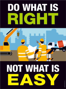 Do What Is Right | Safety Poster Shop