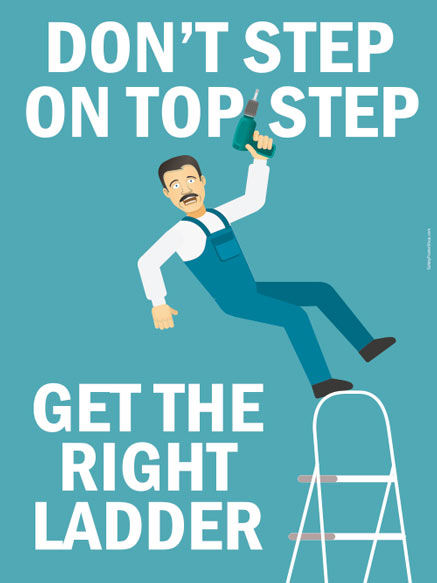 Don't step on top step