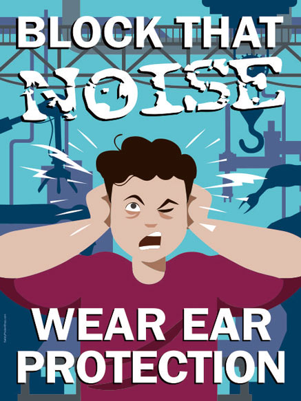 Block that noise. Wear ear protection.