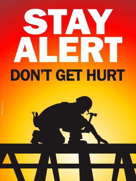 Stay Alert | Safety Poster Shop