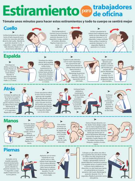 Stretching for Office Workers in Spanish